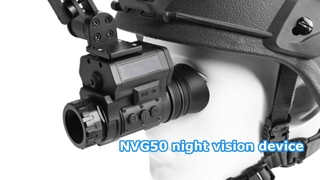 Ακουστικά NVG50 Συσκευή νυχτερινής όρασης ανάλυσης 2K με ηλεκτρονική πυξίδα