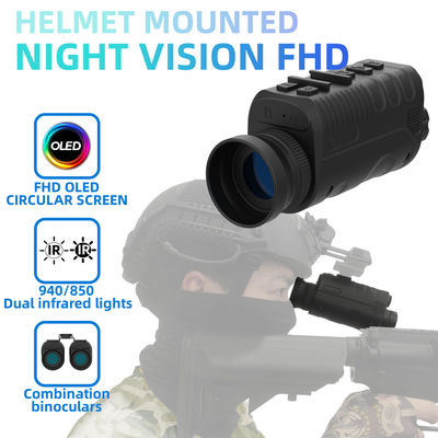 2K NVG γυαλιά νυχτερινής όρασης για ενήλικες PVS 14 Κράνος 4 χρωματικές λειτουργίες 4X