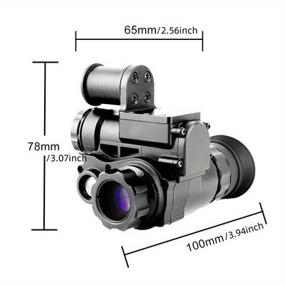 120x80x59mm Στρατιωτικό κράνος Βάσιμα γυαλιά νυχτερινής όρασης Wifi IR 1080p Hd