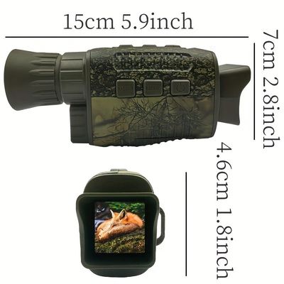 5x8 Ir Vision Οπτική Νυχτερινή όραση Κιάλια υπέρυθρου Μονοκυττάρου Θερμική κάρτα 16GB