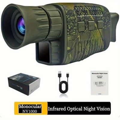 5x8 Ir Vision Οπτική Νυχτερινή όραση Κιάλια υπέρυθρου Μονοκυττάρου Θερμική κάρτα 16GB