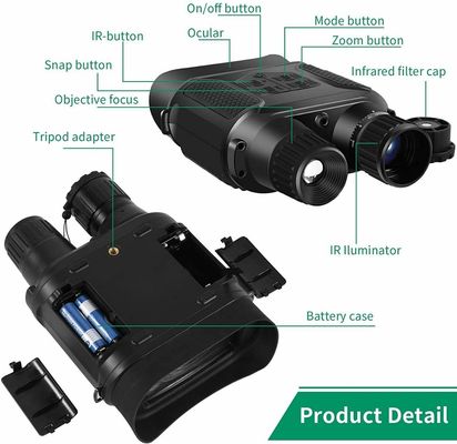 Ημέρα και Νύχτα Βινόκλα LCD οθόνη 3.5 έως 7x μεγέθυνση