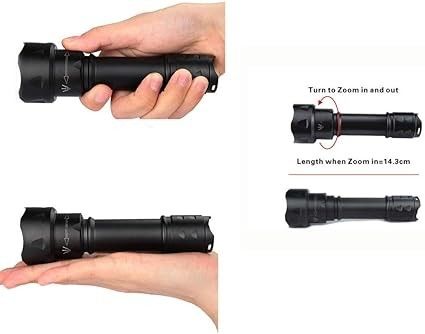 Τύπος πηγής φωτός 940nm IR με 850nm LED διαδρομή φωτός 100 μέτρα Απαραίτητες μπαταρίες πολυμερούς αλουμινίου λιθίου