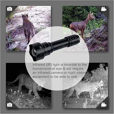 Φωτοβολταϊκός φώτος IR 850nm μπαταρία με φορτιστή
