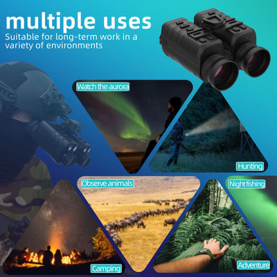 25MM Helmet Mount Νυχτερινή όραση Μονοκοιλιακά γυαλιά με ανάλυση βίντεο 4K