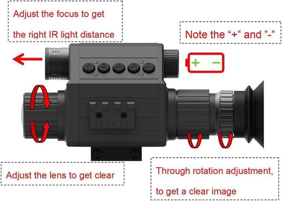 M5 Digital 1080P Day &amp; Night Vision Rifle Scope Hunting Monocular Camera με 850 ή 940nm IR (M5-50-IR940-GP)