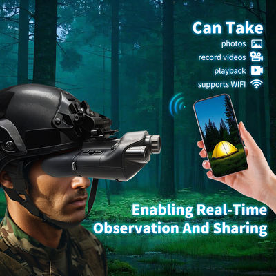 New Model NVG08F Head-Mounted High-Definition Rangefinder Night Vison Binoculars 30MP photos (7392×4160) 2K smooth video recording (2560×1440) Built-in 6000mAh battery 1200m Day or Night ultra-clear 